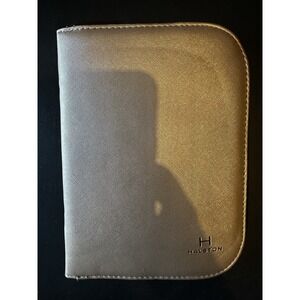 Halston Jewelry Case Zippered Travel Organizer Rose Gold NWOT Size 9" H x 7" W